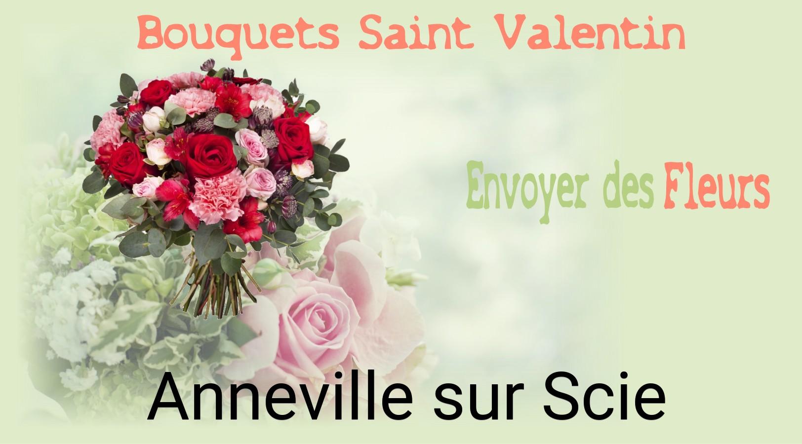 Roses de Saint-Valentin livrées à Anneville-sur-Scie